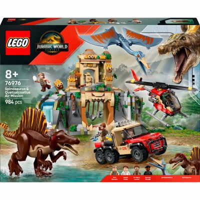 Конструктор LEGO Jurassic World Повітряна місія зі спинозавром і кетцалькоатлем (76976)