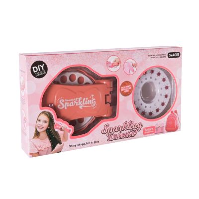 Набір перукарський Країна Іграшок Стрази кораловий (861-2/2)