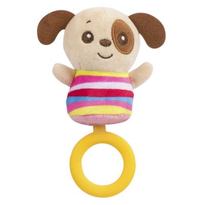 М’яка іграшка Baby Team Собачка iз прорізувачем (8512/1)