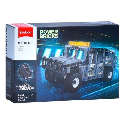 Конструктор Sluban Машина сіра 228 деталей (M38-B1331)