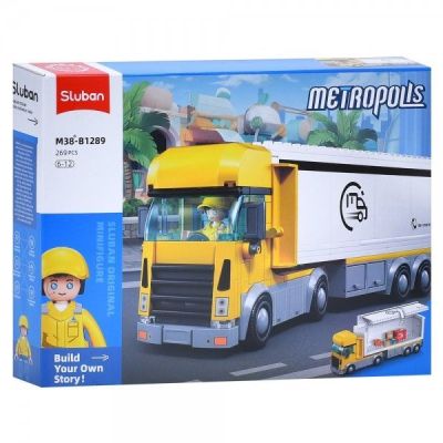 Конструктор Sluban Міська серія Вантажівка 269 деталей (M38-B1289)