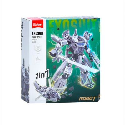 Конструктор Sluban Робот гелікоптер 218 деталей (M38-B1282)