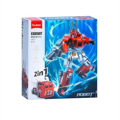 Конструктор Sluban Робот 2 в 1 260 деталей (M38-B1313)