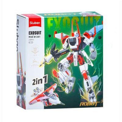 Конструктор Sluban Робот-літак 234 деталей (M38-B1281)