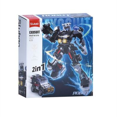 Конструктор Sluban Робот поліція 247 деталей (M38-B1316)
