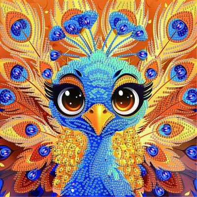 Алмазна мозаїка Brushme Милий павлін (BH039)