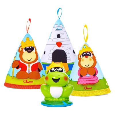 Ігровий набір Chicco Пірамідка Ведмедики 2 в 1 (07898.00)