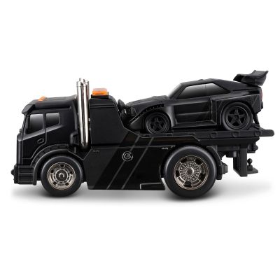 Ігровий набір Maisto Muscle machines Трейлер-транспортер та машинка Jom Flatbed та 1986 Audi Sport Quattad S1 E2 (11532/7)