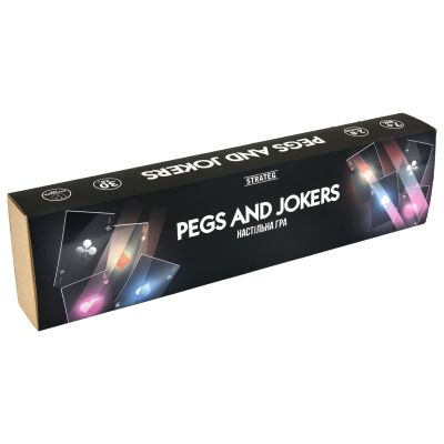 Настільна гра Strateg Pegs and Jokers (30348)
