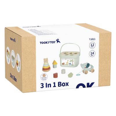 Розвивальна іграшка Tookytoy Сортер 3 в 1 (TJ011)