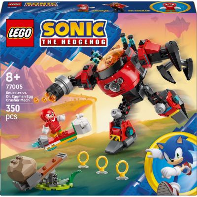 Конструктор LEGO Sonic the Hedgehog Knuckles проти Dr. Eggman Egg Crusher Mech (77005)