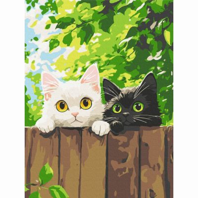 Картина за номерами Brushme Пухнасті розвідники 30х40 см (KBS0192)