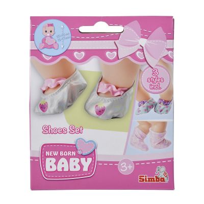 Набiр пiнеток для пупса Simba Shoes set 3 пари (5560017)