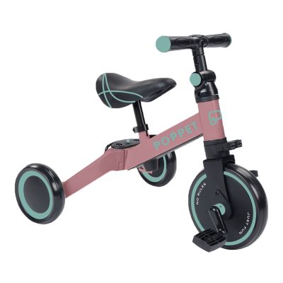 Біговел Poppet рожево-м'ятний 3 в 1 (2040012)