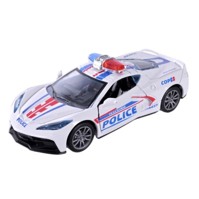 Автомодель Автопром Поліцейська машина біла (AP74196/1)