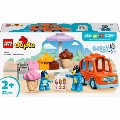 Конструктор LEGO DUPLO Bluey Подорож із морозивом із Блуї (10458)
