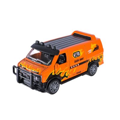 Автомодель Автопром Вантажний фургон помаранчевий (AP74200/2)