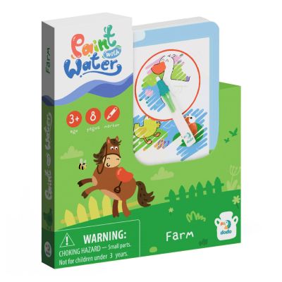 Набір розмальовок DoDo​ Малюй водою Ферма! (300311)