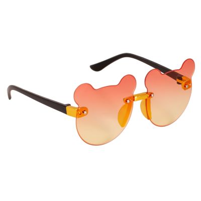 Сонячні окуляри Lukky Fashion Ведмедики рожево-золоті (T22456)