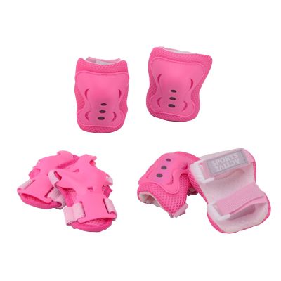 ​Комплект захисту Johntoy Sports active M​ рожево-білий (20270_3)