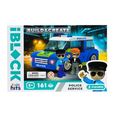 Конструктор IBLOCK Build & create Police service 161 деталь (KH17/001/2)