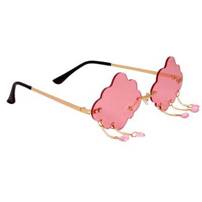 Сонячні окуляри Lukky Fashion Хмаринка зі стразами (T22576)