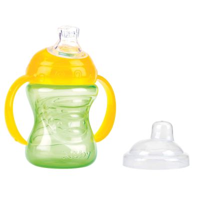 Поїльник Nuby No Spill з ручками зелений (NV0404003/NV0404003grn)