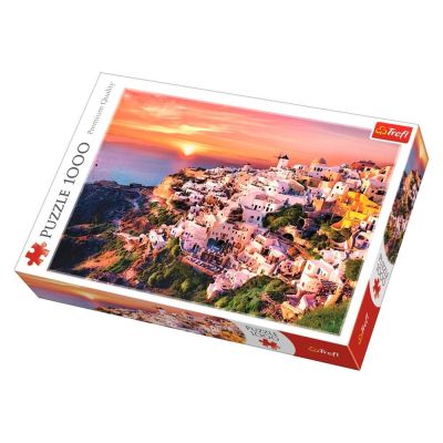 Пазл Trefl Захід сонця над Санторині 1000 елементів (10435)