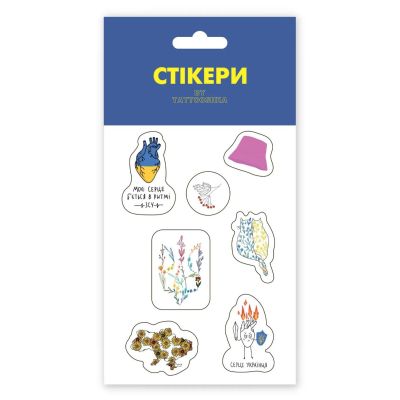 ​Набір стікерів Tattooshka Квітучий герб (SB-05)