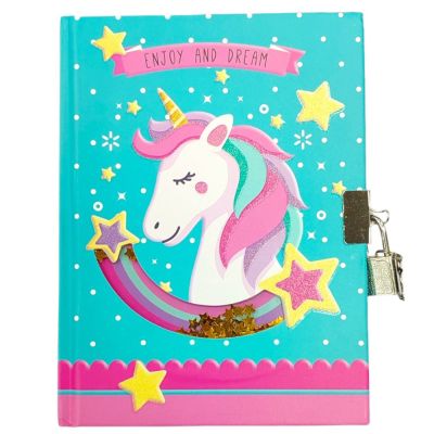 Блокнот Malevaro Єдиноріг з зіркою на замочку (W361957)