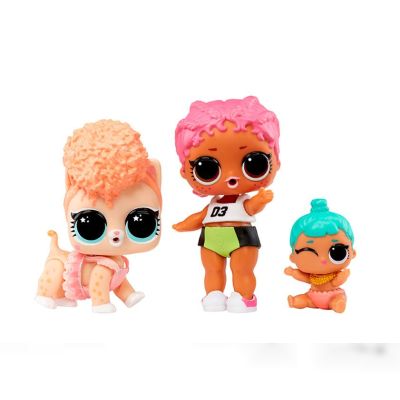 Ігровий набір LOL Surprise OPP Tot and Pet and Lil Sis Спайкі Кітті Ліл Дженні (987895)