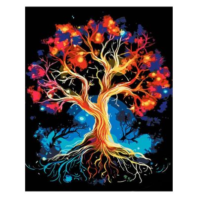 Картина за номерами ​Strateg Дерево змін Сюжет № 1 (AH1085)