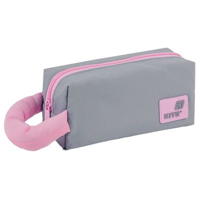 Пенал Kite сіро-рожевий (K25-2703-2)