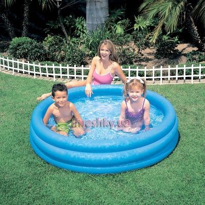 Басейн надувний Кришталевий коло 3 секції ремкомплект у кор 147х33 (58426)