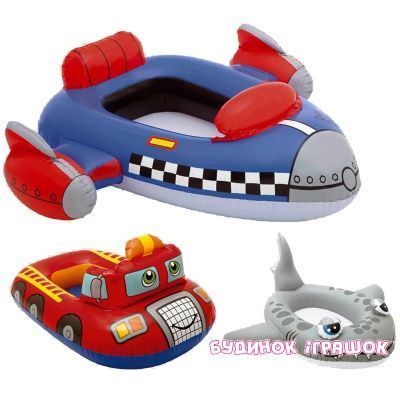 Плотик надувний Intex Човник (59380)