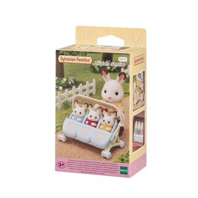 Ігровий набір Sylvanian Families Коляска для трійні (5533)