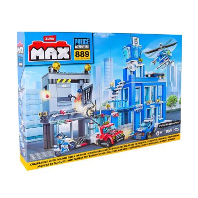 Конструктор MAX City Поліція 889 деталей (83162)