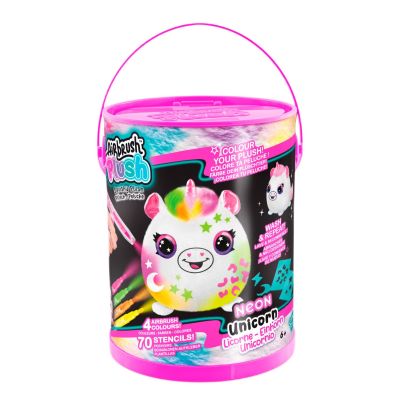 Набір-сюрприз Canal Toys DIY Airbrush plush Сквиш неон Unicorn (AIR022/3)
