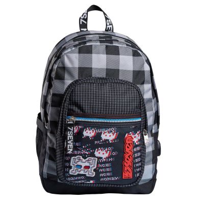 Рюкзак Seven Freethink Space check із USB-роз'ємом (201002051899)