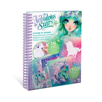 Набір для творчості Nebulous Stars Скетчбук Стикери за номерами (11129)