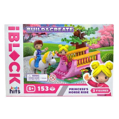 Конструктор IBLOCK Build & create Princess's horse ride 153 деталі (KH08/007/4)