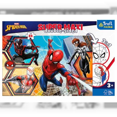 Пазли Trefl Super maxi В атаку Спайдер-Мен 24 елементи (41006)