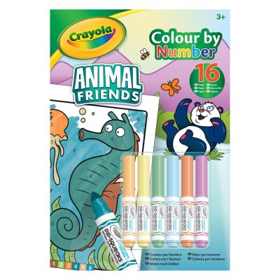 Розмальовка по номерам ​Crayola Тваринки друзі (04-7321G)