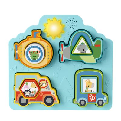 Сортер Fisher-Price Музичний пазл Веселі пригоди 2 в 1 (HRP31)