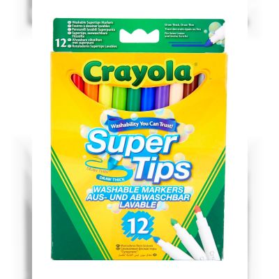 Набір фломастерів Crayola Supertips 12 шт (7509)