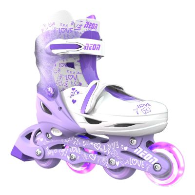 Роликові ковзани Neon Combo Skates пурпурні 34-38 (NT10L4)