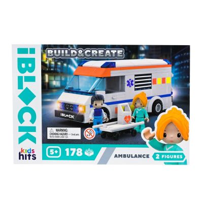 Конструктор IBLOCK Build & create Ambulance 178 деталей (KH17/001/1)