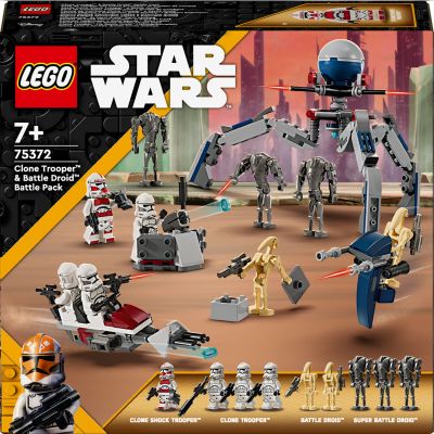 Конструктор LEGO Star Wars Клони-піхотинці й Бойовий дроїд. Бойовий набір (75372)