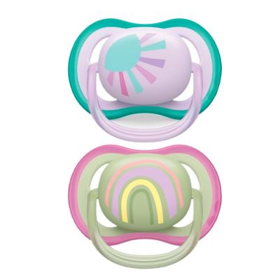 Пустушка Avent Ultra Air ортодонтична 2 шт (SCF085/59)