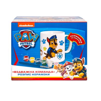 Набір для розпису Перо Paw Patrol Чашка Відважна команда (122078)
